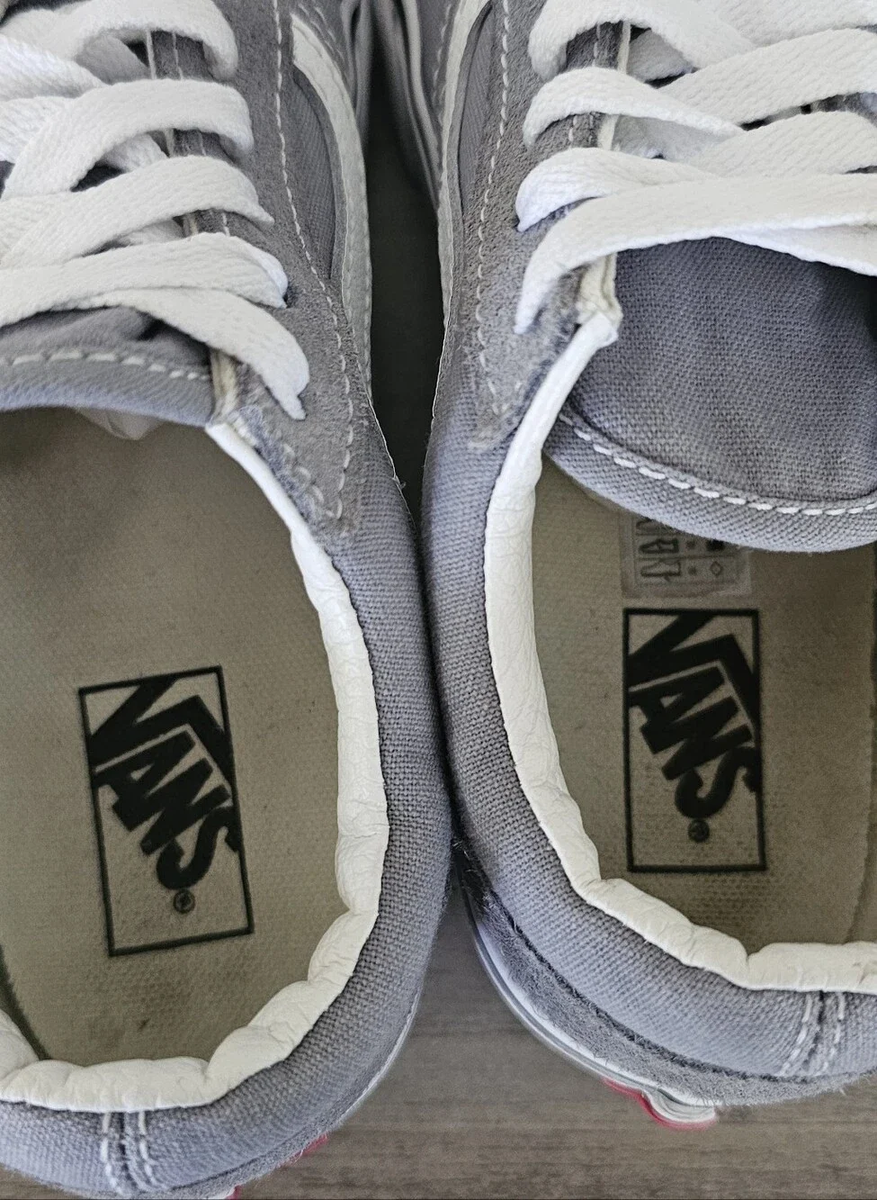 Vans Old Skool Shoe Pewter Grey Kids Size 3 Boy Girl